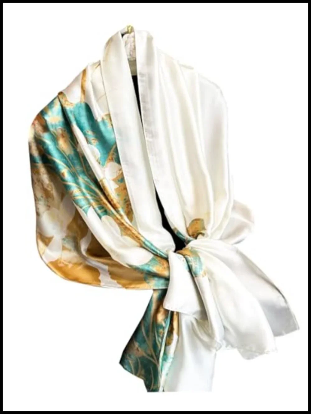 Lightweight Floral Shawl Scarf Women's Wrap Evening Dress Scarves